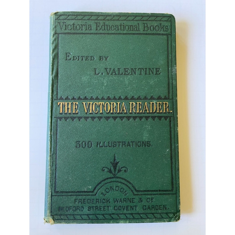 Antique Victoria Educational Books The Victoria Reader‎ by Mrs L. Valentine